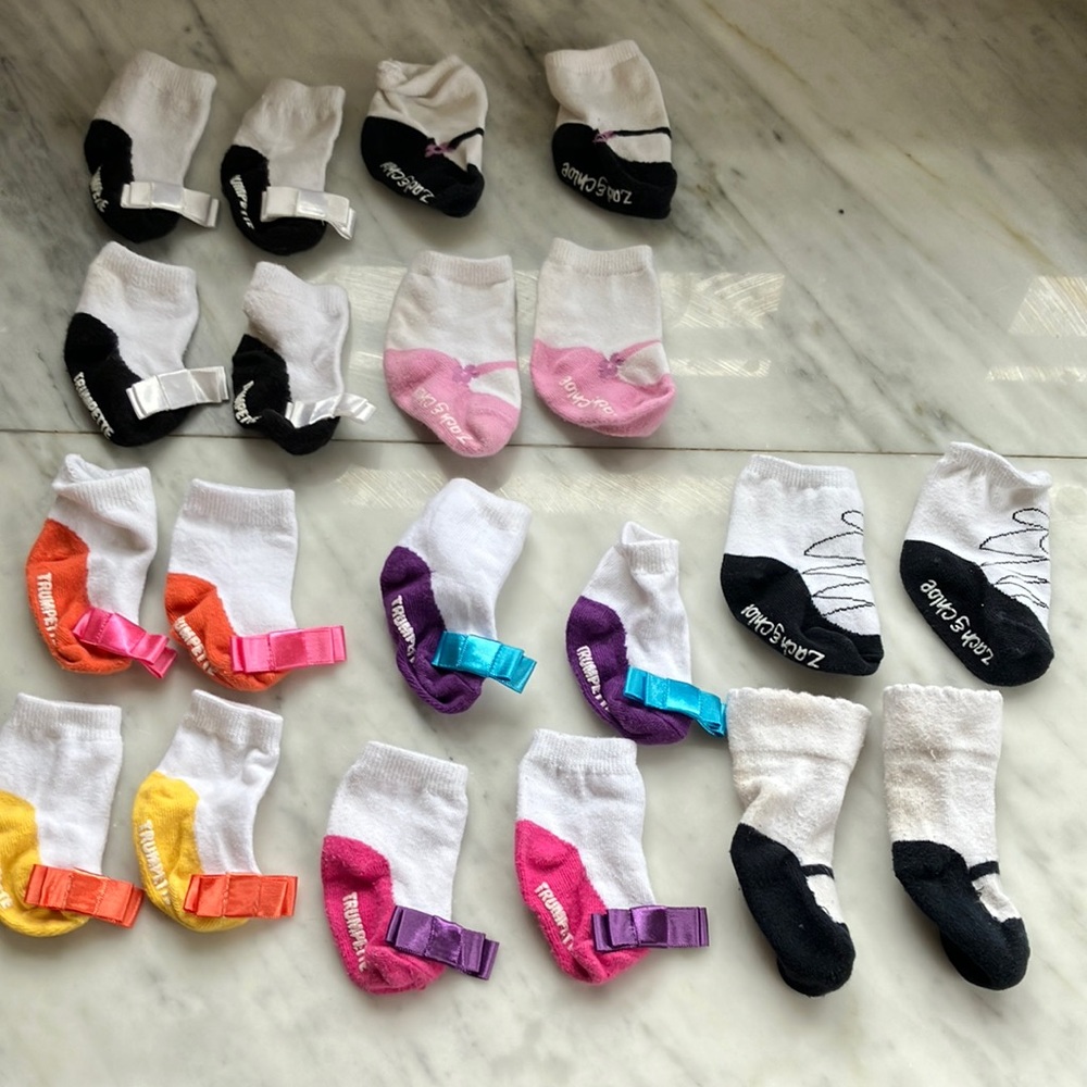 Trumpette and Zach and Chloe socks